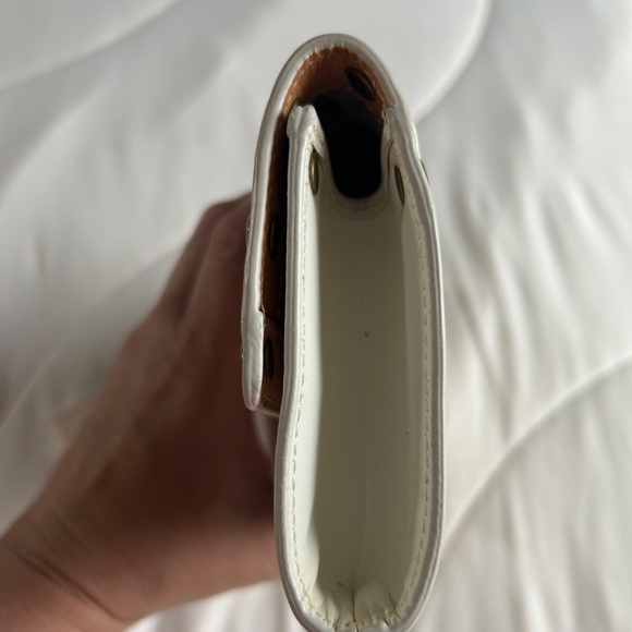 Coach Vintage Beige Nature Straw Wristlet - Picture 8 of 9